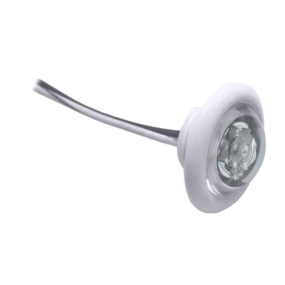 INNOVATIVE LIGHTING 011-5540-7 LED BULKHEAD/LIVEWELL LIGHT INCHTHE SHORTIE INCH WHITE LED WITH WHITE GROMMET - High quality product image showing INNOVATIVE LIGHTING 011-5540-7 LED BULKHEAD/LIVEWELL LIGHT INCHTHE SHORTIE INCH WHITE LED WITH WHITE GROMMET details and features