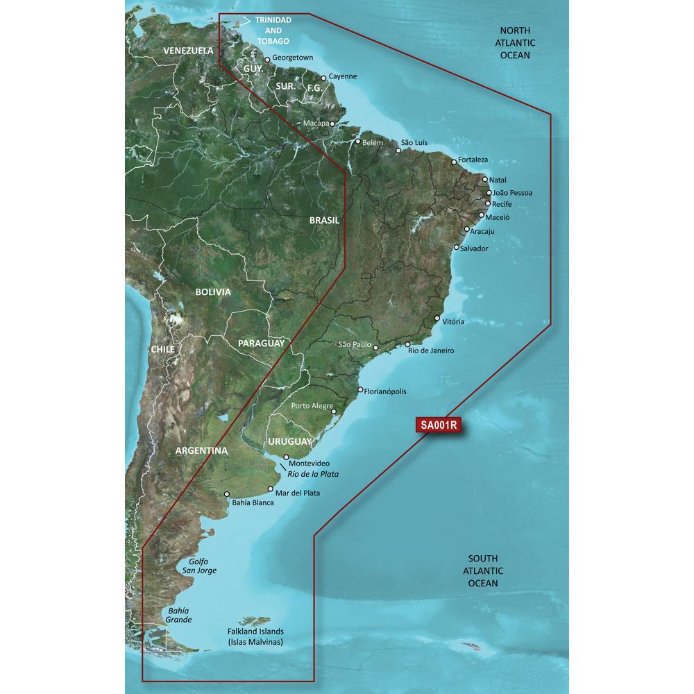 GARMIN 010-C1062-20 BLUECHART G2 HD - HXSA001R - SOUTH AMERICA EAST COAST - MICROSD/SD - The Twister Group Tools product