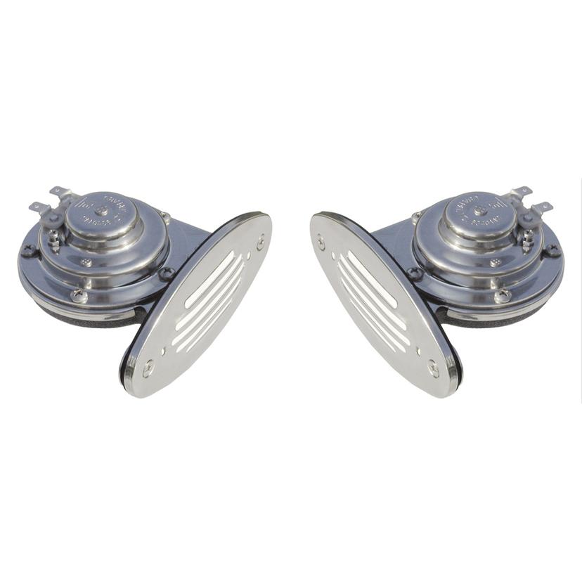 SCHMITT & ONGARO 10055 ONGARO MINI DUAL DROP-IN HORN WITH SS GRILLS HIGH & LOW PITCH