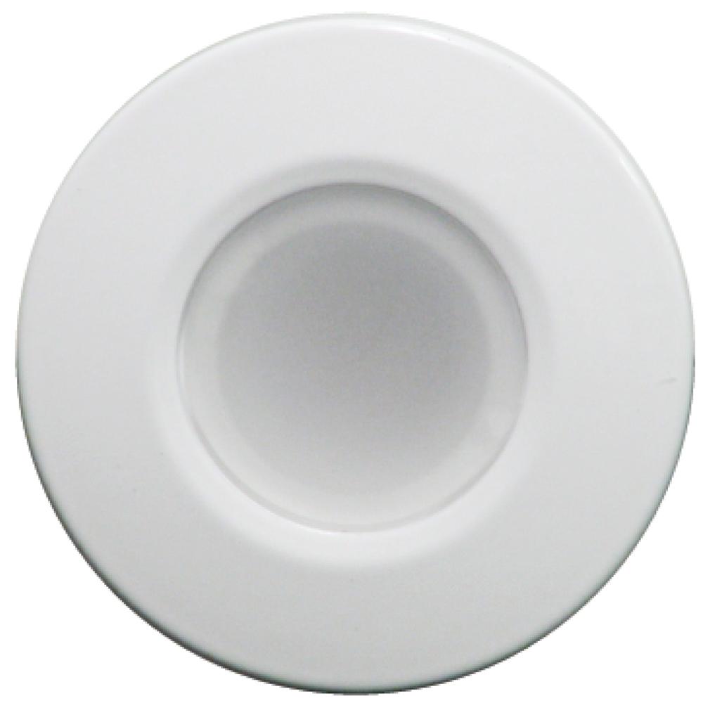 LUMITEC 112521 ORBIT - FLUSH MOUNT DOWN LIGHT - WHITE FINISH - 2-COLOR BLUE/WHITE DIMMING - The Twister Group Tools product