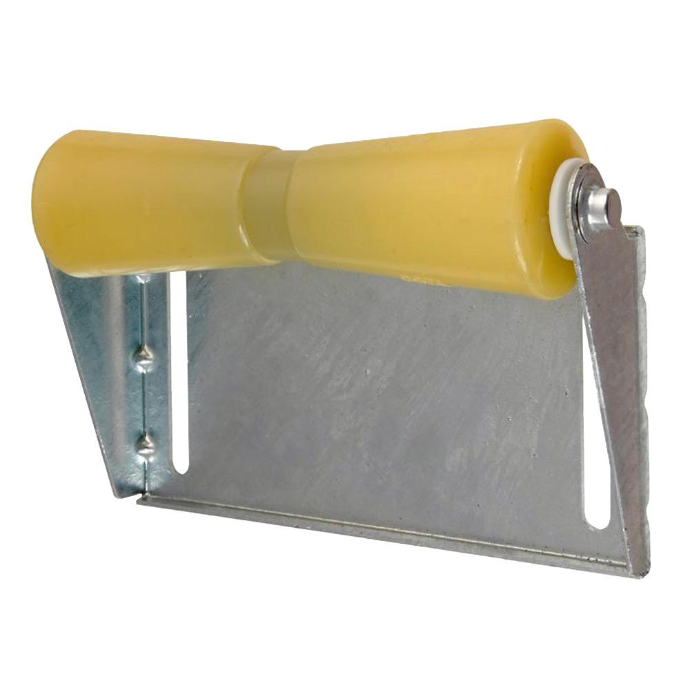 C.E. SMITH 10455G PANEL BRACKET ASSEMBLY 12 INCH KEEL ROLLER - YELLOW TPR - The Twister Group Tools product