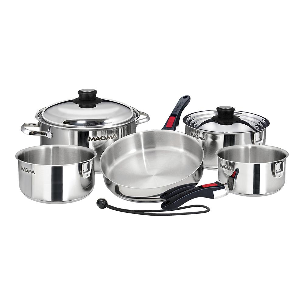 MAGMA A10-360L-IND NESTABLE 10 PIECE INDUCTION COOKWARE - High quality product image showing MAGMA A10-360L-IND NESTABLE 10 PIECE INDUCTION COOKWARE details and features