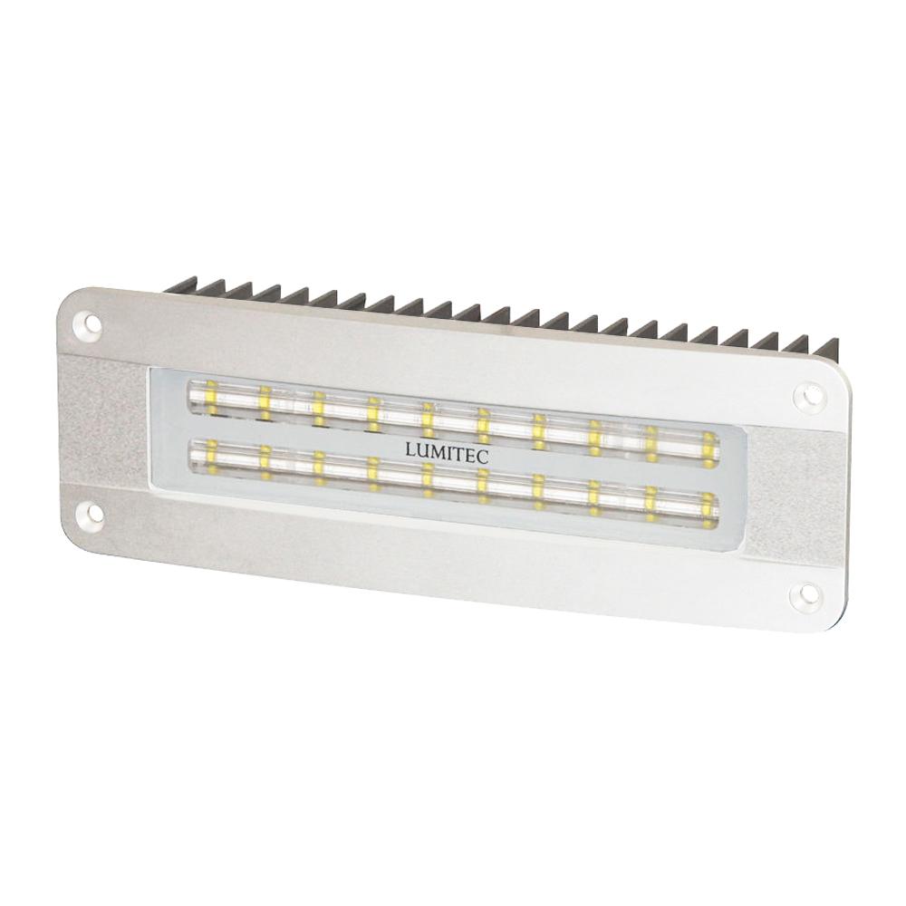 LUMITEC 101135 MAXILLUME2 - HIGH POWER/FLUSH MOUNT FLOOD LIGHT - WHITE FINISH - WHITE DIMMING - The Twister Group Tools product