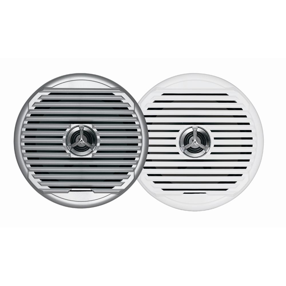 JENSEN MSX65R 6.5 INCH HIGH PERFORMANCE COAXIAL SPEAKER - (PAIR) WHITE/SILVER GRILLS - High quality product image showing JENSEN MSX65R 6.5 INCH HIGH PERFORMANCE COAXIAL SPEAKER - (PAIR) WHITE/SILVER GRILLS details and features