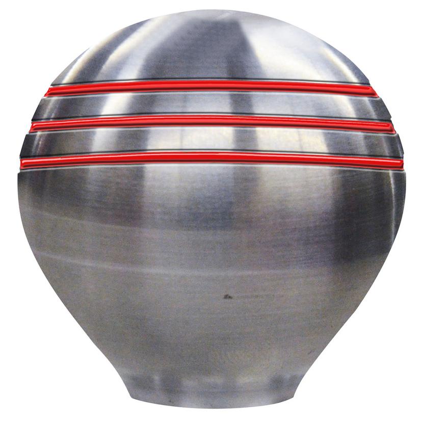 SCHMITT & ONGARO 50020 ONGARO THROTTLE KNOB RED 1.5 INCH GROOVED