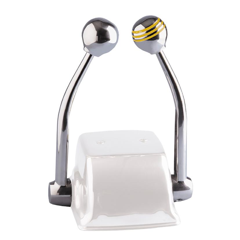 SCHMITT & ONGARO 50055 ONGARO STANDARD CONTROL ARM SET WITH GOLD THROTTLE KNOB & PLAIN SHIFT KNOB