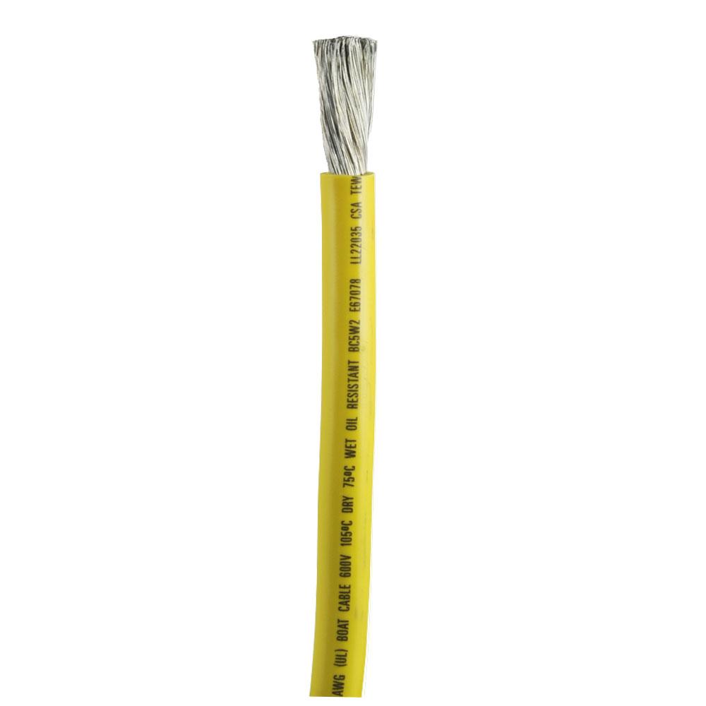 ANCOR 1179-FT YELLOW 2/0 AWG BATTERY CABLE - SOLD BY THE FOOT - High quality product image showing ANCOR 1179-FT YELLOW 2/0 AWG BATTERY CABLE - SOLD BY THE FOOT details and features