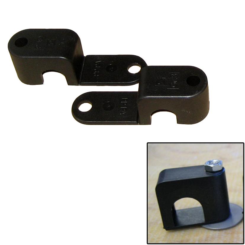 WELD MOUNT 60500 SINGLE POLY CLAMP F/1/4 INCH X 20 STUDS - 1/2 INCH OD - REQUIRES 1.5 INCH STUD - QTY. 25