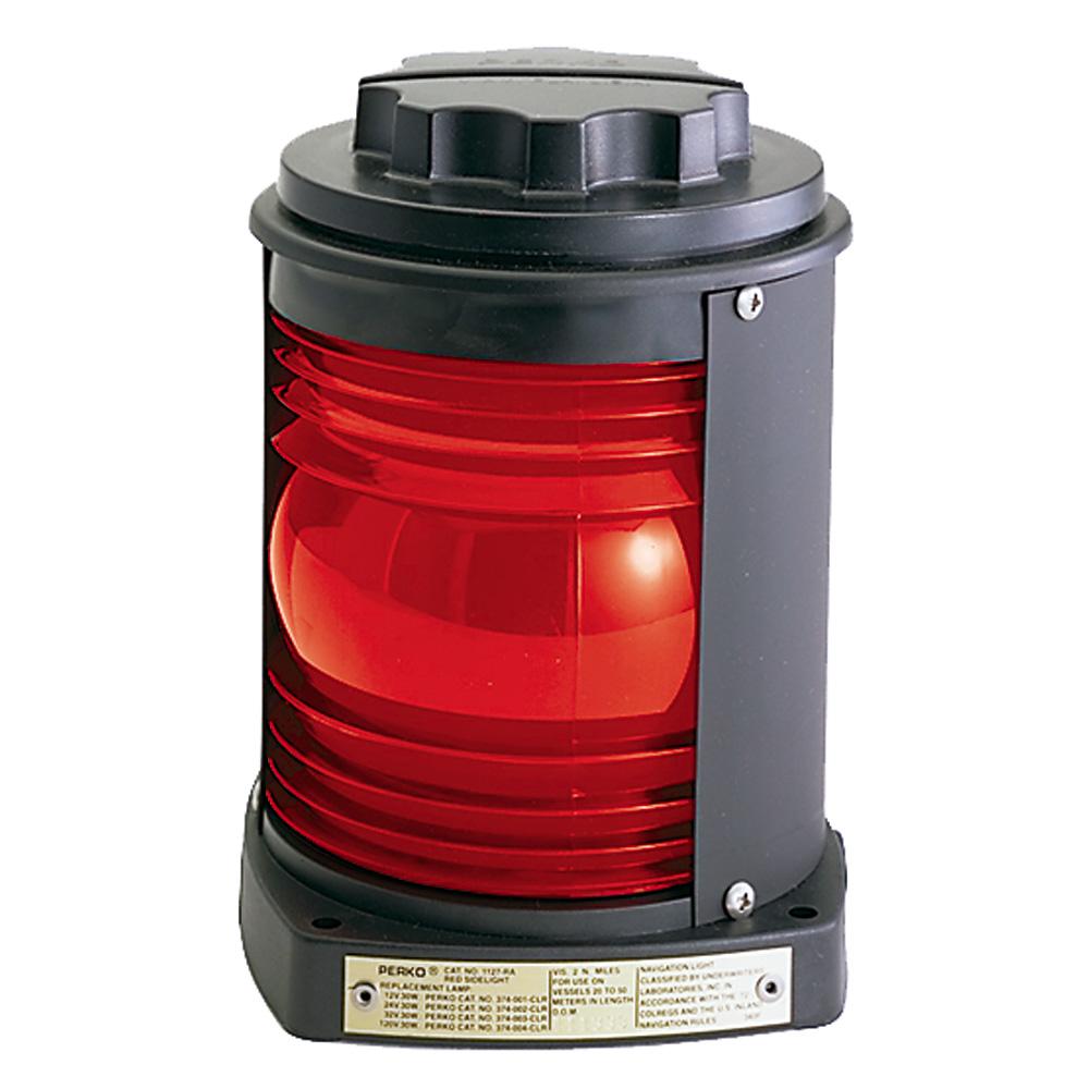 PERKO 1127RA0BLK SIDE LIGHT - BLACK PLASTIC, RED LENS - The Twister Group Tools product