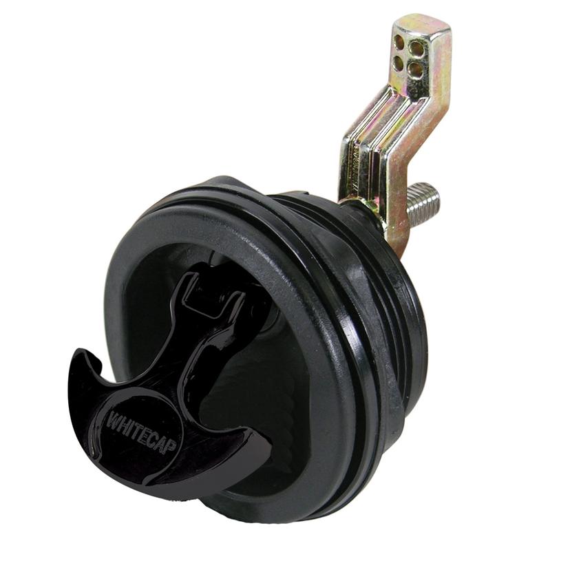 WHITECAP 3230B T-HANDLE LATCH - NYLON BLACK/BLACK - NON-LOCKING