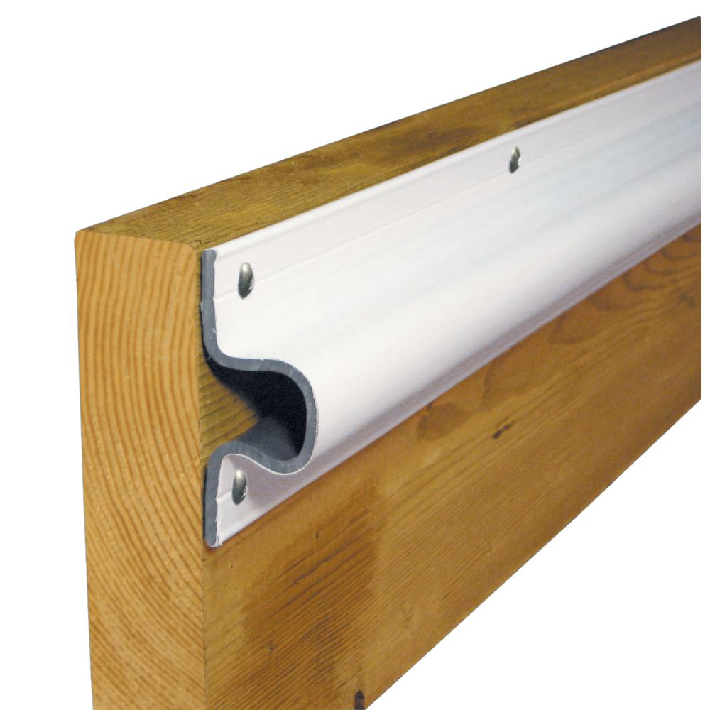DOCK EDGE 1133-F C GUARD PVC DOCK PROFILE 4-6FT SECTIONS WHITE - The Twister Group Tools product