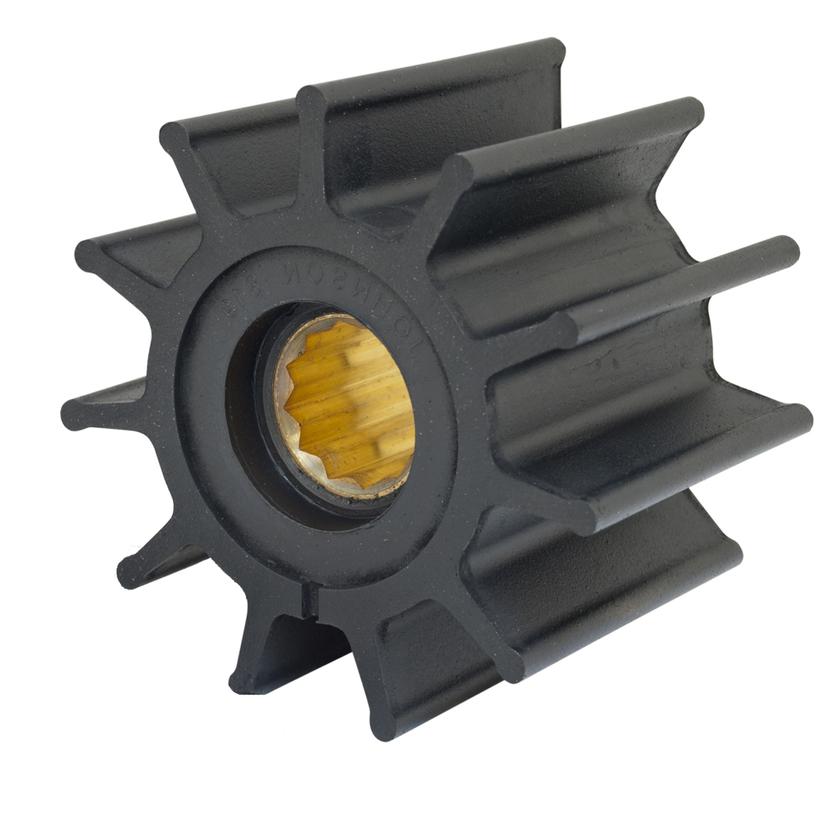 JABSCO 17935-0001-P IMPELLER KIT - 12 BLADE - NEOPRENE - 3-¾ INCH DIAMETER - BRASS INSERT - SPLINE DRIVE