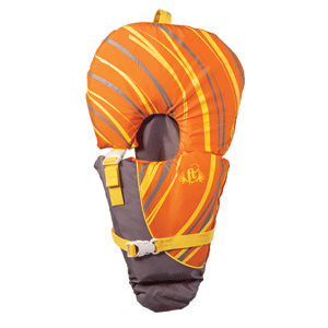 FULL THROTTLE 104000-200-000-14 BABY-SAFE VEST - INFANT TO 30LBS - ORANGE/GREY - High quality product image showing FULL THROTTLE 104000-200-000-14 BABY-SAFE VEST - INFANT TO 30LBS - ORANGE/GREY details and features