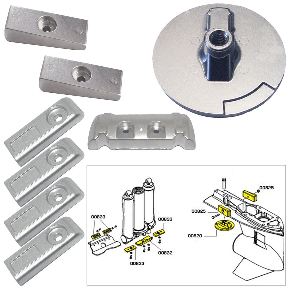 TECNOSEAL 20816 ANODE KIT WITH HARDWARE - MERCURY VERADO 6 - ZINC - The Twister Group Tools product