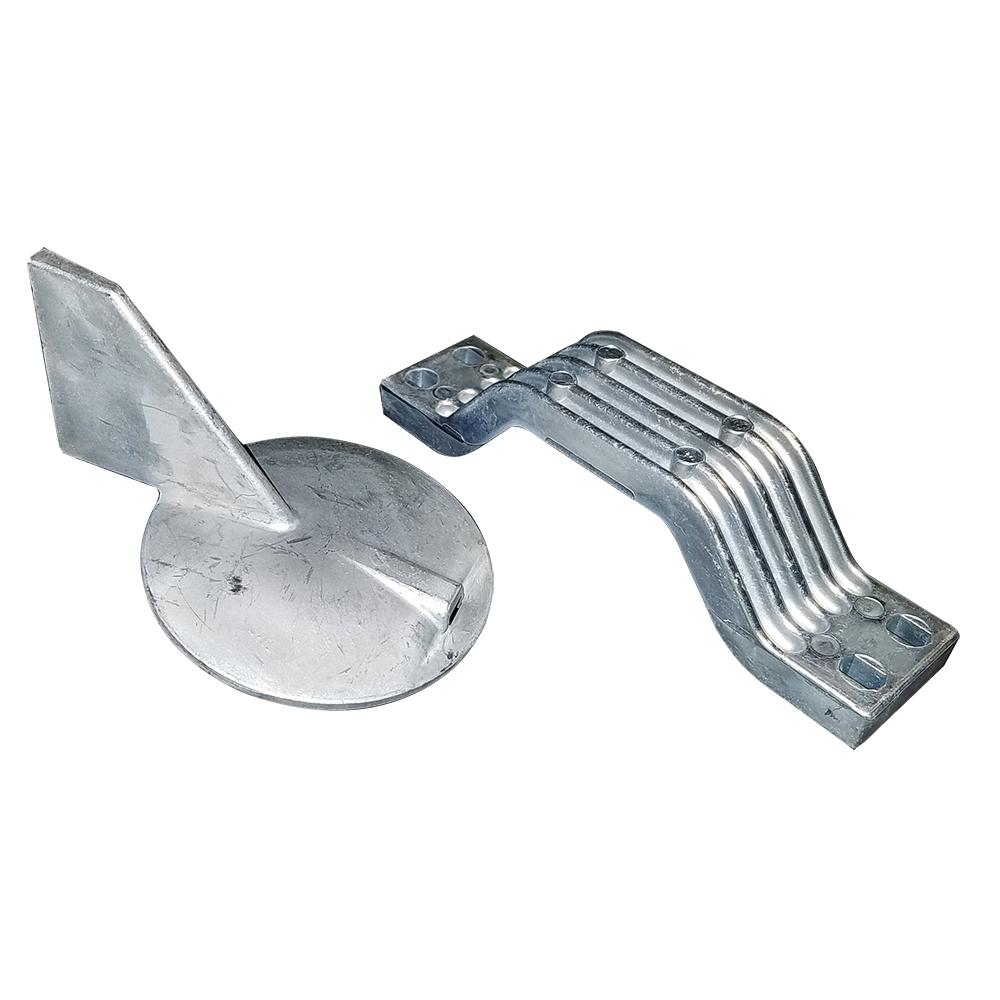 TECNOSEAL 21102 ANODE KIT W3/HARDWARE - YAMAHA 150-200HP LEFT HAND ROTATION - ZINC - The Twister Group Tools product