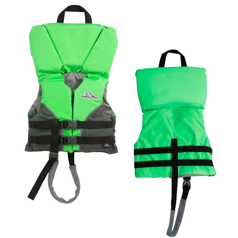 STEARNS 2000013194 INFANT HEADS-UP NYLON VEST LIFE JACKET - UP TO 30LBS - GREEN - The Twister Group Tools product