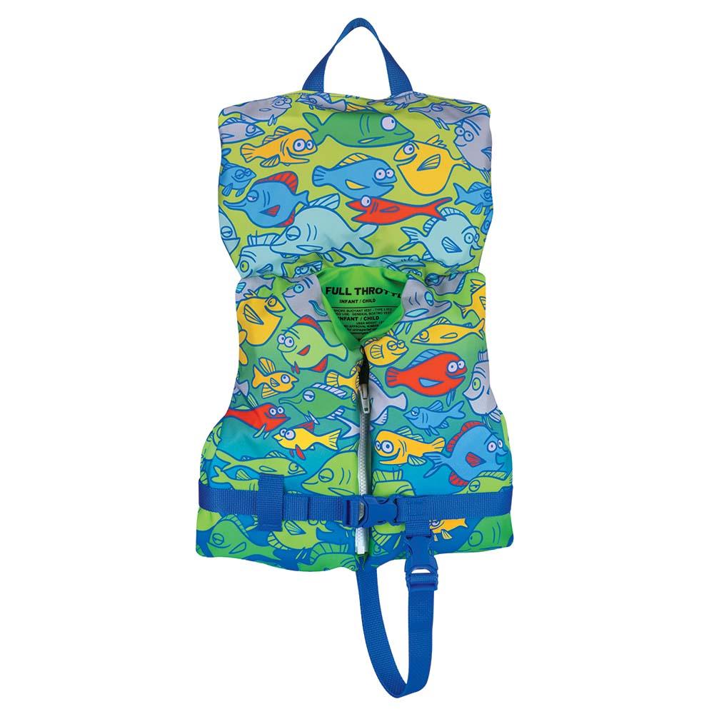 FULL THROTTLE 104200-500-000-15 CHARACTER VEST - INFANT/CHILD LESS THAN 50LBS - FISH - The Twister Group Tools product
