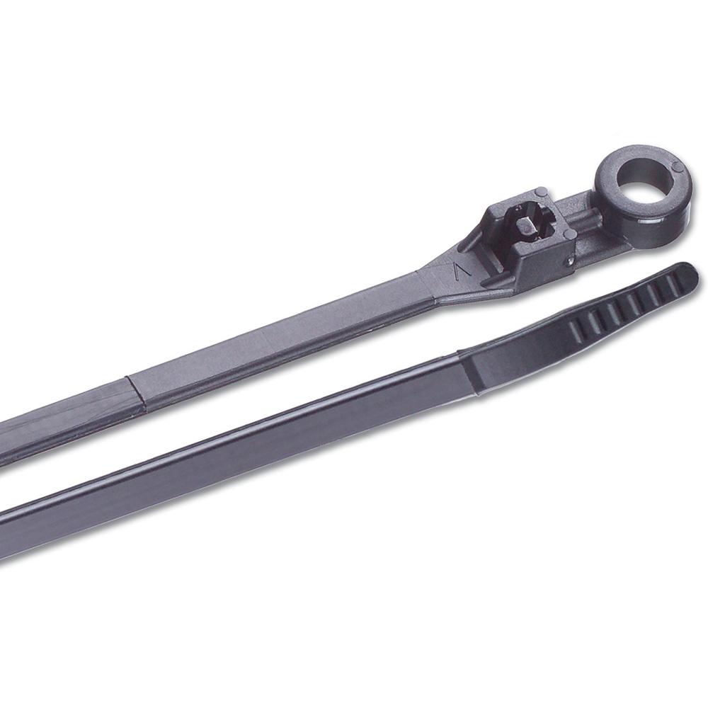 ANCOR 199253 6 INCH UV BLACK MOUNTING CABLE ZIP TIES - 100 PACK - The Twister Group Tools product