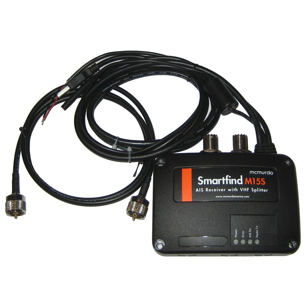 MCMURDO 21-300-002A SMARTFIND M15S AIS RECEIVER/SPLITTER - High quality product image showing MCMURDO 21-300-002A SMARTFIND M15S AIS RECEIVER/SPLITTER details and features