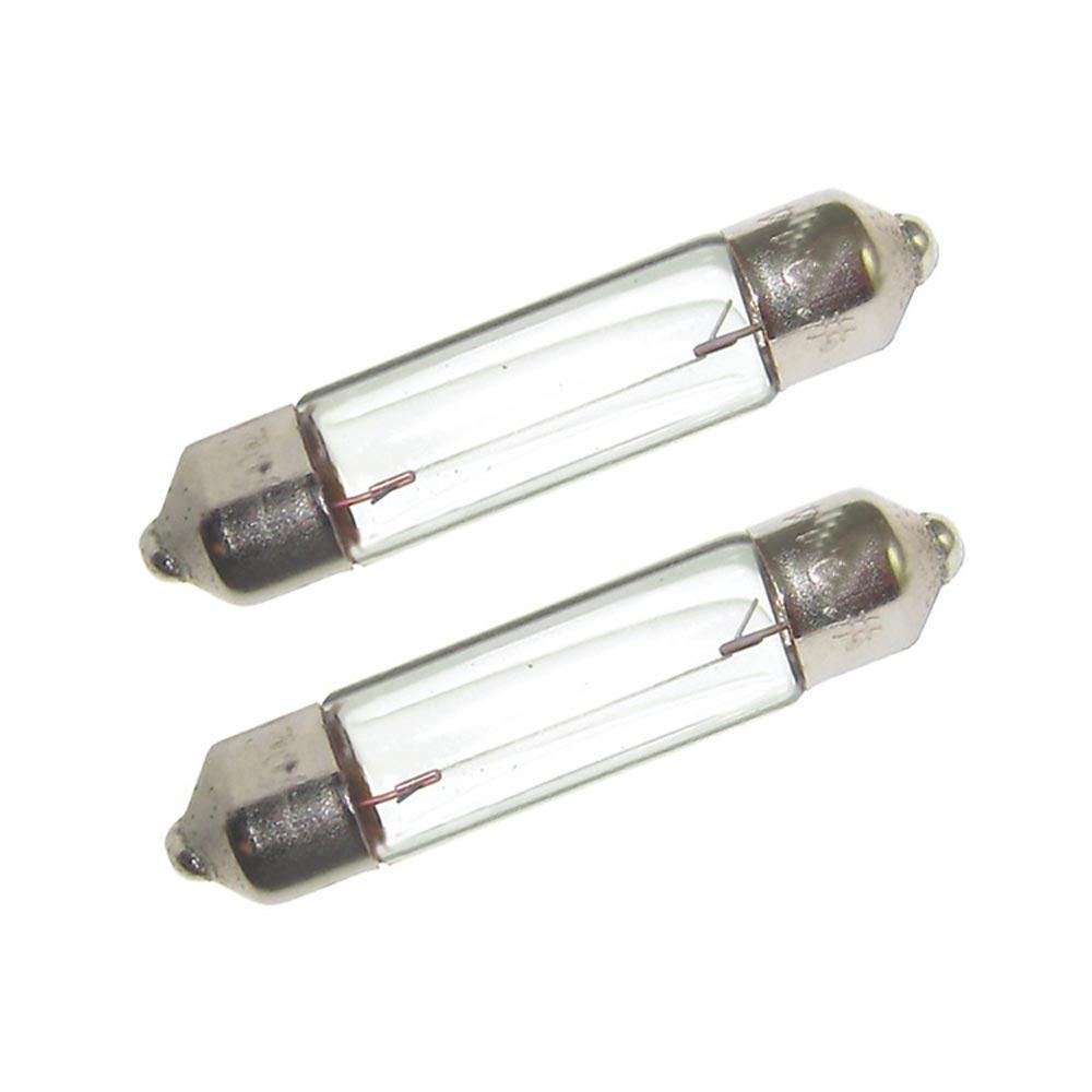 PERKO 0071DP0CLR DOUBLE ENDED FESTOON BULBS - 12V, 10W, .80A - PAIR - High quality product image showing PERKO 0071DP0CLR DOUBLE ENDED FESTOON BULBS - 12V, 10W, .80A - PAIR details and features