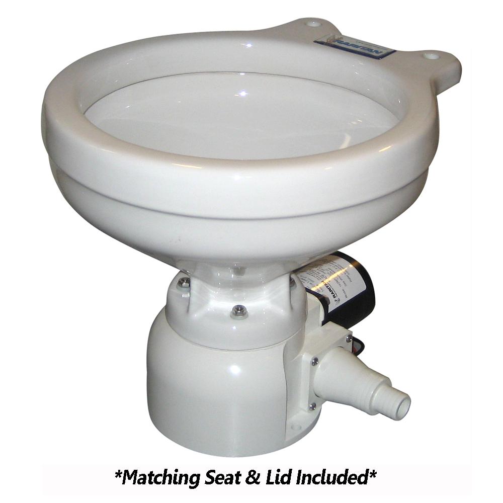RARITAN 162MR012 SEA ERA MARINE SIZE TOILET - REMOTE/PUMP - 0° & 90° DISCHARGE - SMART SWITCH - 12V - WHITE - High quality product image showing RARITAN 162MR012 SEA ERA MARINE SIZE TOILET - REMOTE/PUMP - 0° & 90° DISCHARGE - SMART SWITCH - 12V - WHITE details and features