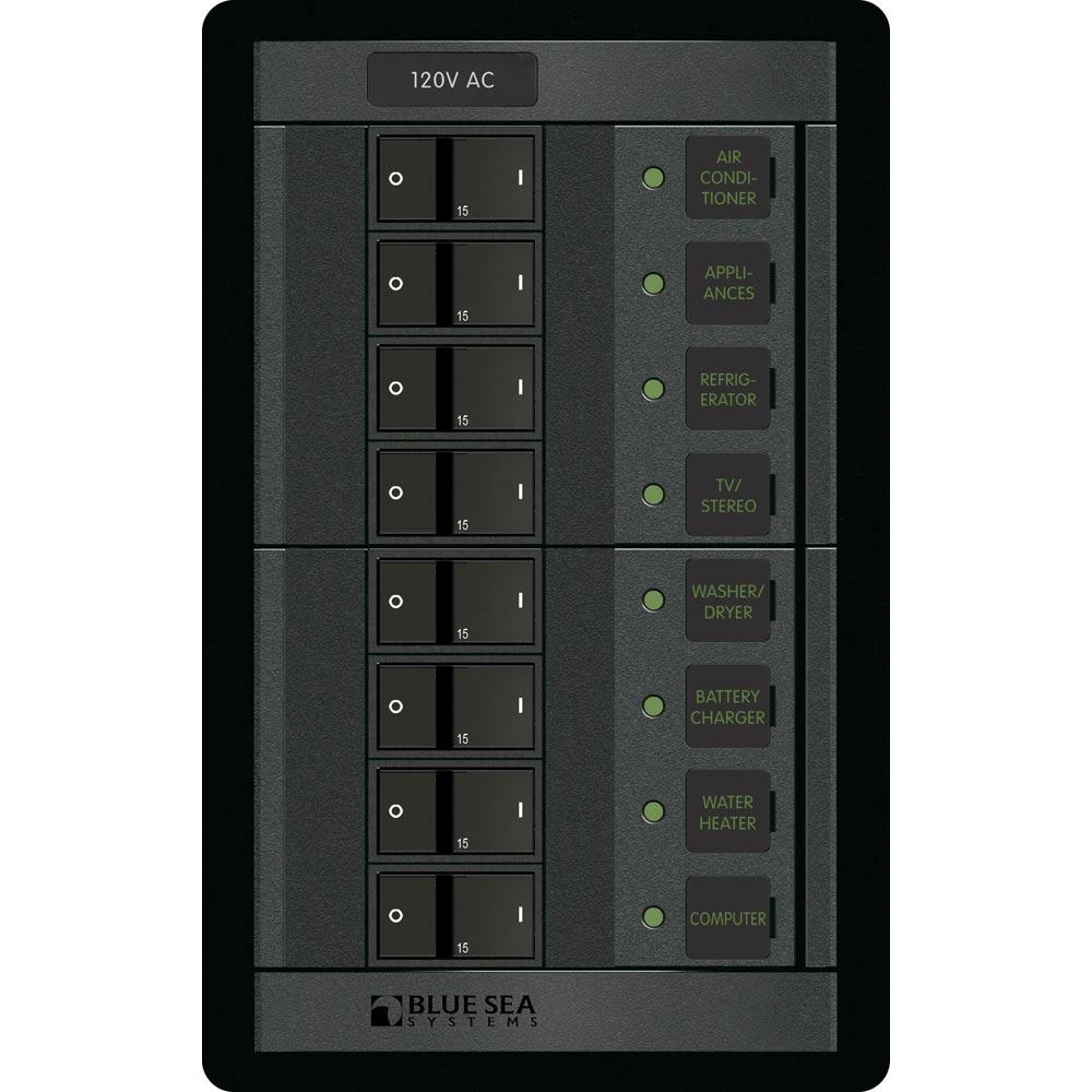 BLUE SEA 1228 120V AC 8 POSITION - High quality product image showing BLUE SEA 1228 120V AC 8 POSITION details and features