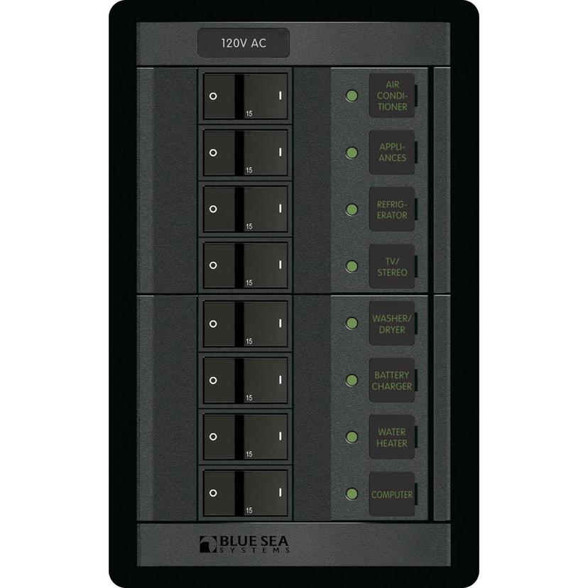 BLUE SEA 1228 120V AC 8 POSITION