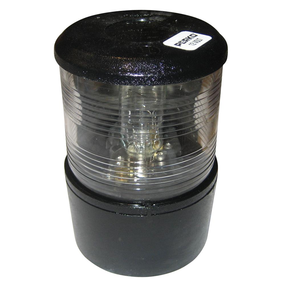 PERKO 0200MB0DP1 MASTHEAD LIGHT FOR SAIL OR POWER LESS THAN 20M - 12VDC - BLACK BASE MOUNT/WHITE LIGHT - The Twister Group Tools product