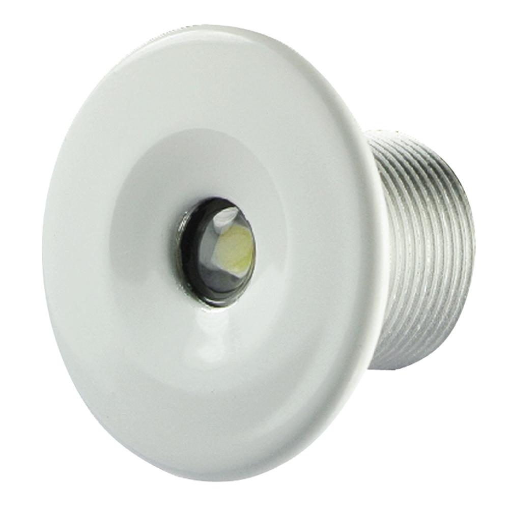 LUMITEC 112224 ECHO COURTESY LIGHT - WHITE HOUSING - BLUE LIGHT - High quality product image showing LUMITEC 112224 ECHO COURTESY LIGHT - WHITE HOUSING - BLUE LIGHT details and features
