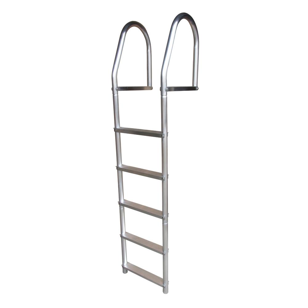 DOCK EDGE 2075-F FIXED ECO - WELD FREE ALUMINUM 5-STEP DOCK LADDER - The Twister Group Tools product
