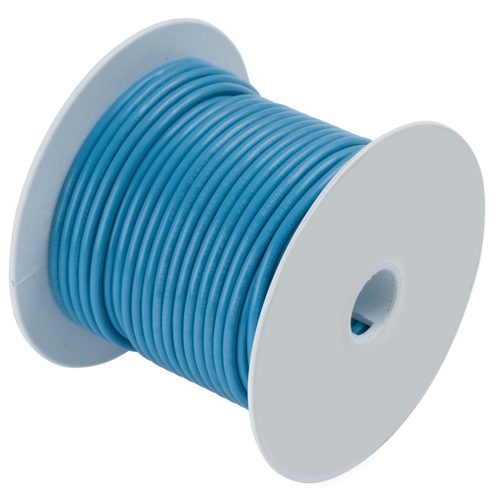 ANCOR 101925 LIGHT BLUE 16 AWG TINNED COPPER WIRE - 250 - High quality product image showing ANCOR 101925 LIGHT BLUE 16 AWG TINNED COPPER WIRE - 250 details and features