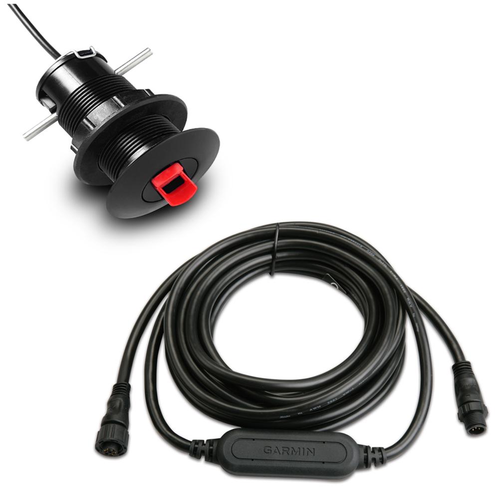 GARMIN 010-04284-00 GST 43 THRU-HULL SPEED/TEMPERATURE TRANSDUCER WITH GST 10 BUNDLE - The Twister Group Tools product