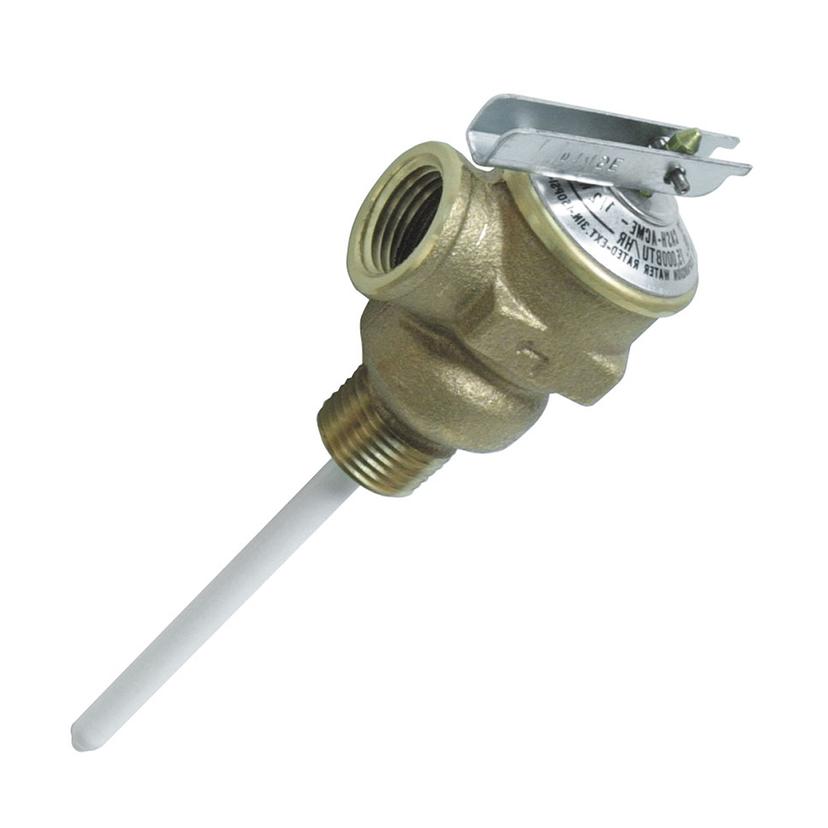 CAMCO 10423 TEMPERATURE & PRESSURE RELIEF VALVE - 1/2 INCH VALVE WITH 4 INCH PROBE