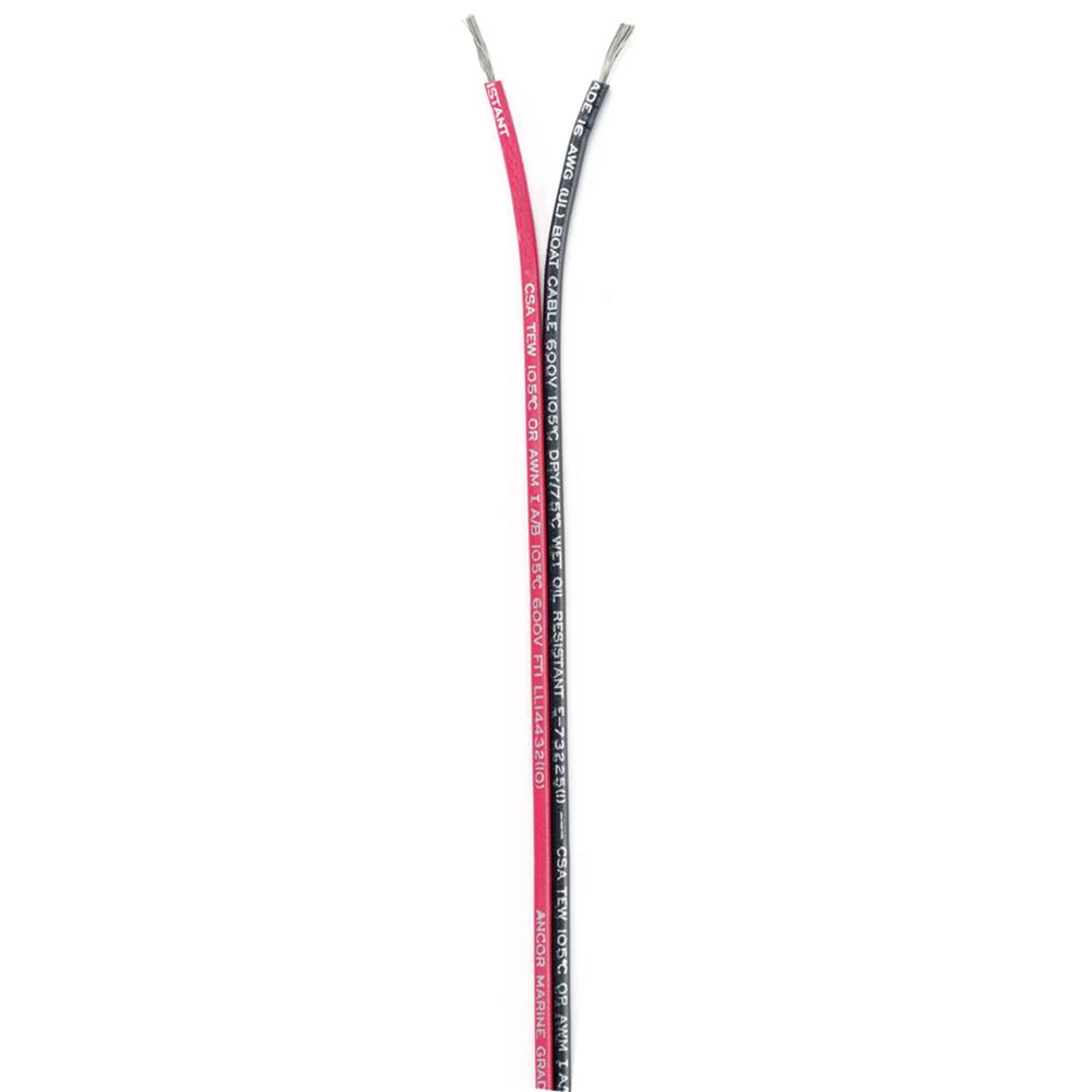 ANCOR 153125 RIBBON BONDED CABLE - 16/2 AWG - RED/BLACK - FLAT - 250 - High quality product image showing ANCOR 153125 RIBBON BONDED CABLE - 16/2 AWG - RED/BLACK - FLAT - 250 details and features