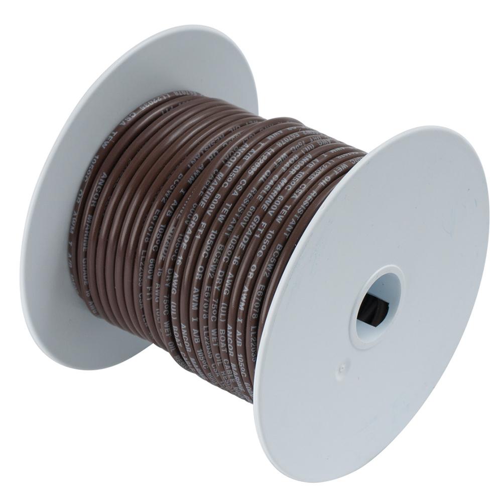 ANCOR 184203 BROWN 14 AWG TINNED COPPER WIRE - 15 - High quality product image showing ANCOR 184203 BROWN 14 AWG TINNED COPPER WIRE - 15 details and features