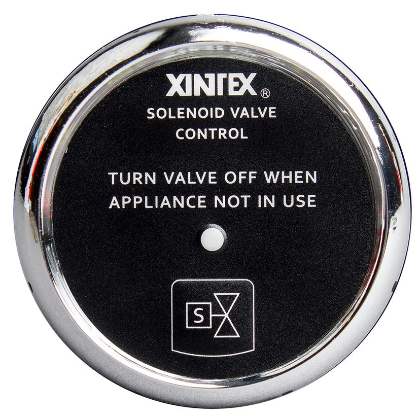 FIREBOY-XINTEX C-1C-R XINTEX PROPANE CONTROL & SOLENOID VALVE WITH CHROME BEZEL DISPLAY