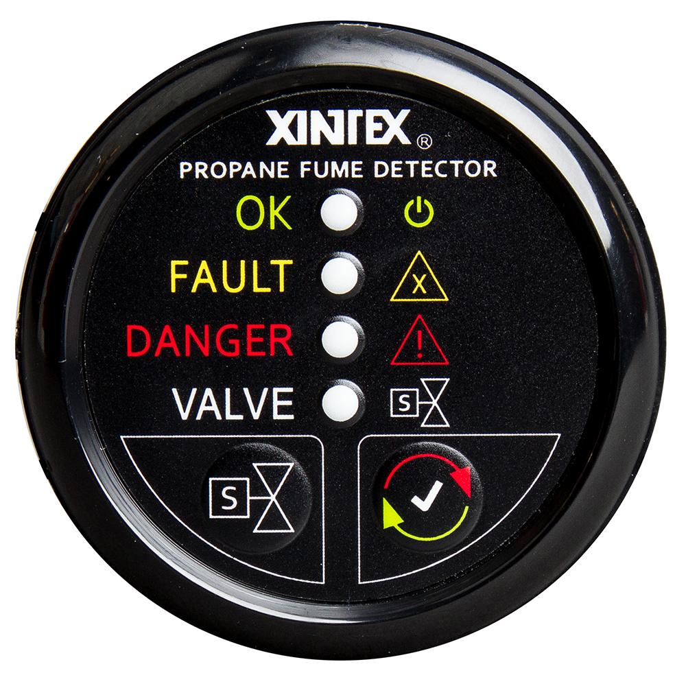 FIREBOY-XINTEX P-1BNV-R XINTEX PROPANE FUME DETECTOR WITH AUTOMATIC SHUT-OFF & PLASTIC SENSOR - NO SOLENOID VALVE - BLACK BEZEL DISPLAY - High quality product image showing FIREBOY-XINTEX P-1BNV-R XINTEX PROPANE FUME DETECTOR WITH AUTOMATIC SHUT-OFF & PLASTIC SENSOR - NO SOLENOID VALVE - BLACK BEZEL DISPLAY details and features