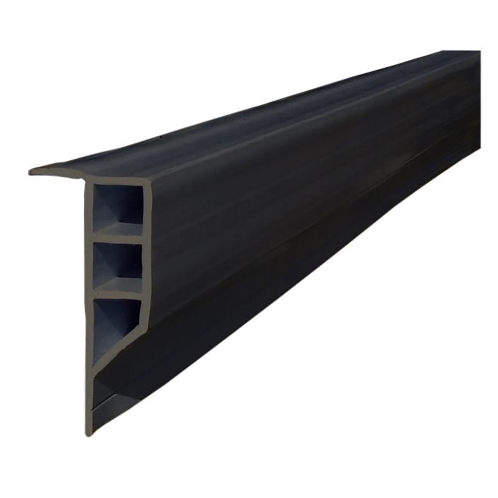 DOCK EDGE 1163-F STANDARD PVC FULL FACE PROFILE - 16FT ROLL - BLACK - The Twister Group Tools product