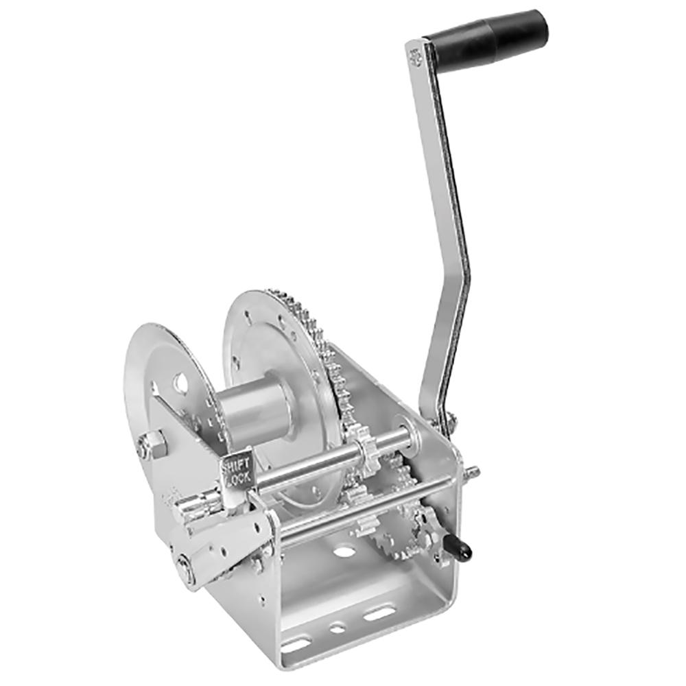 FULTON 142411 2600LB 2-SPEED WINCH WITH HAND BRAKE - High quality product image showing FULTON 142411 2600LB 2-SPEED WINCH WITH HAND BRAKE details and features