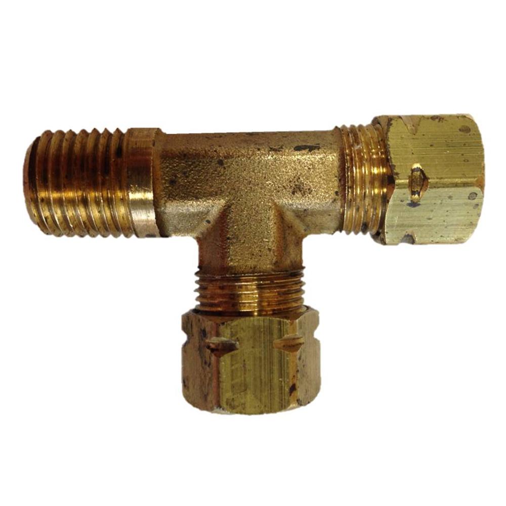 UFLEX 171CA-6-4 MALE RUN T-FITTING - 3/8 INCH X 3/8 INCH TUBE X 1/4 INCH NPT - The Twister Group Tools product