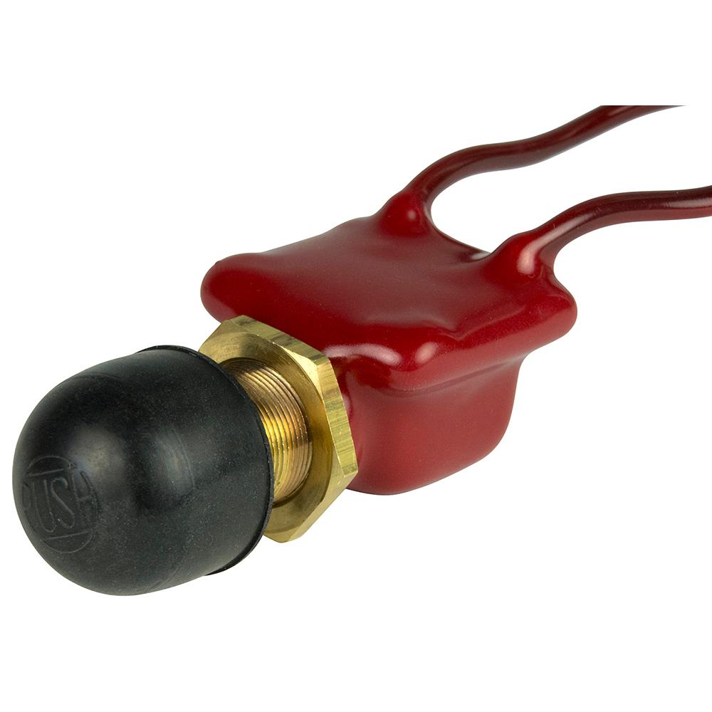 BEP 1001506 2-POSITION SPST PVC COATED PUSH BUTTON SWITCH - OFF/(ON) - High quality product image showing BEP 1001506 2-POSITION SPST PVC COATED PUSH BUTTON SWITCH - OFF/(ON) details and features