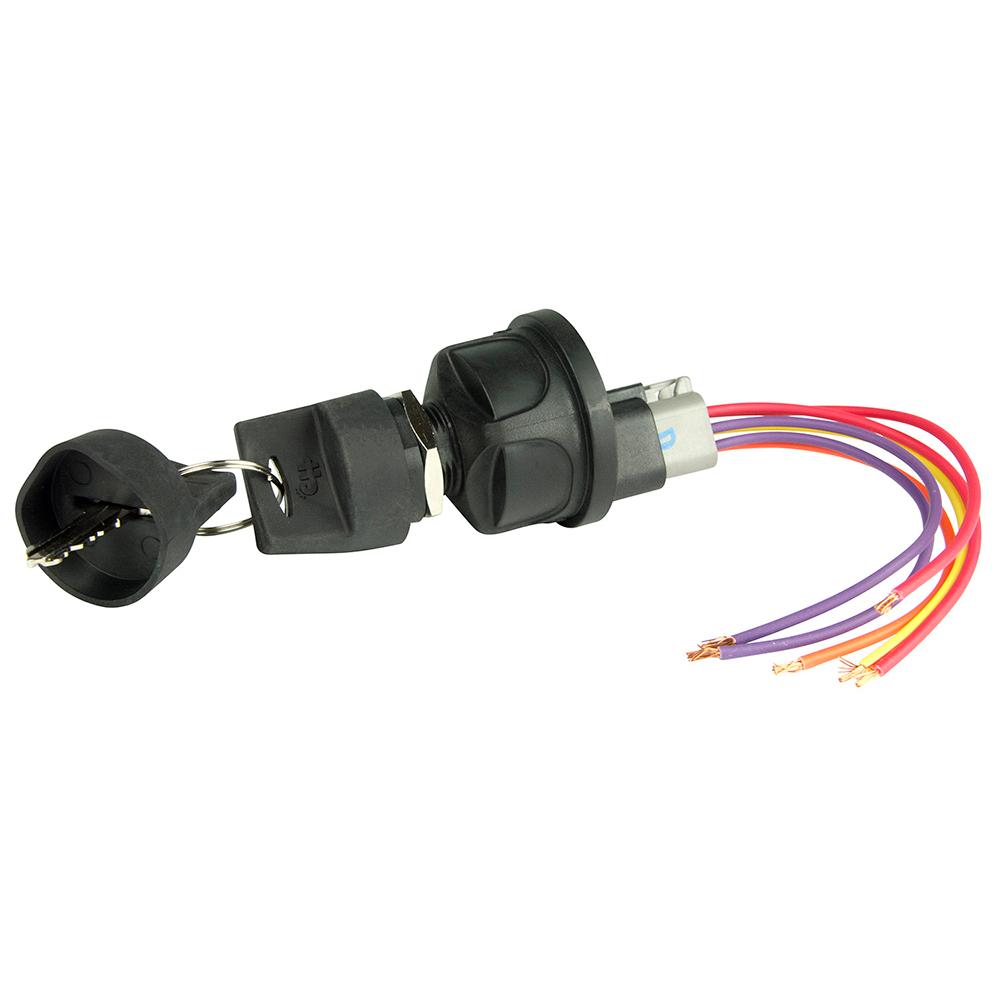 BEP 1001603 4-POSITION SEALED NYLON IGNITION SWITCH - ACCESSORY/OFF/IGNITION & ACCESSORY/START - The Twister Group Tools product