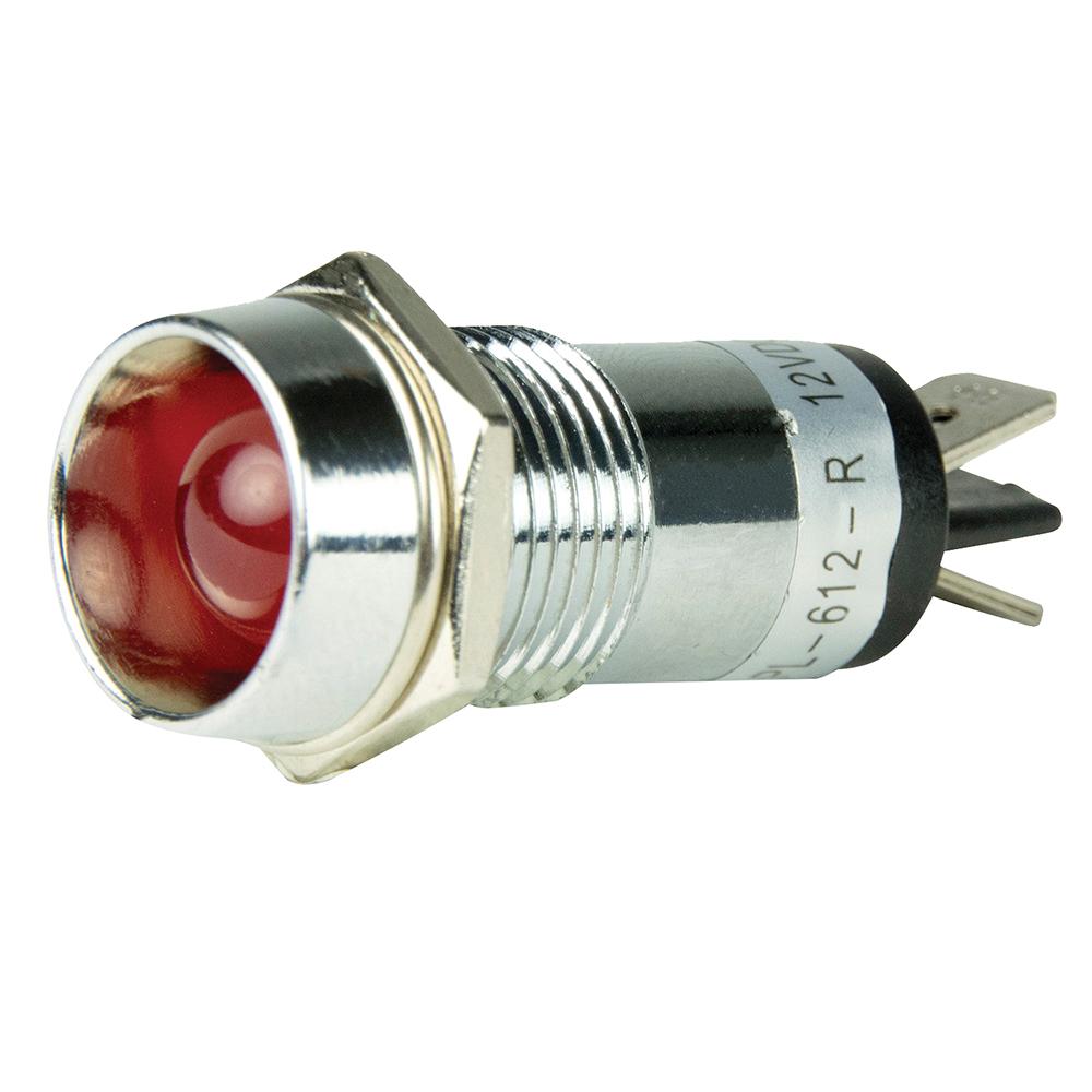 BEP 1001104 LED PILOT INDICATOR LIGHT - 12V - RED - High quality product image showing BEP 1001104 LED PILOT INDICATOR LIGHT - 12V - RED details and features