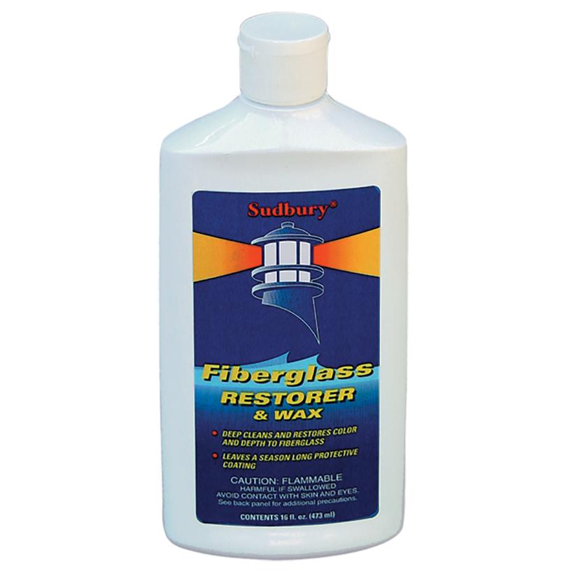 SUDBURY 413 ONE STEP FIBERGLASS RESTORER & WAX - 16OZ LIQUID