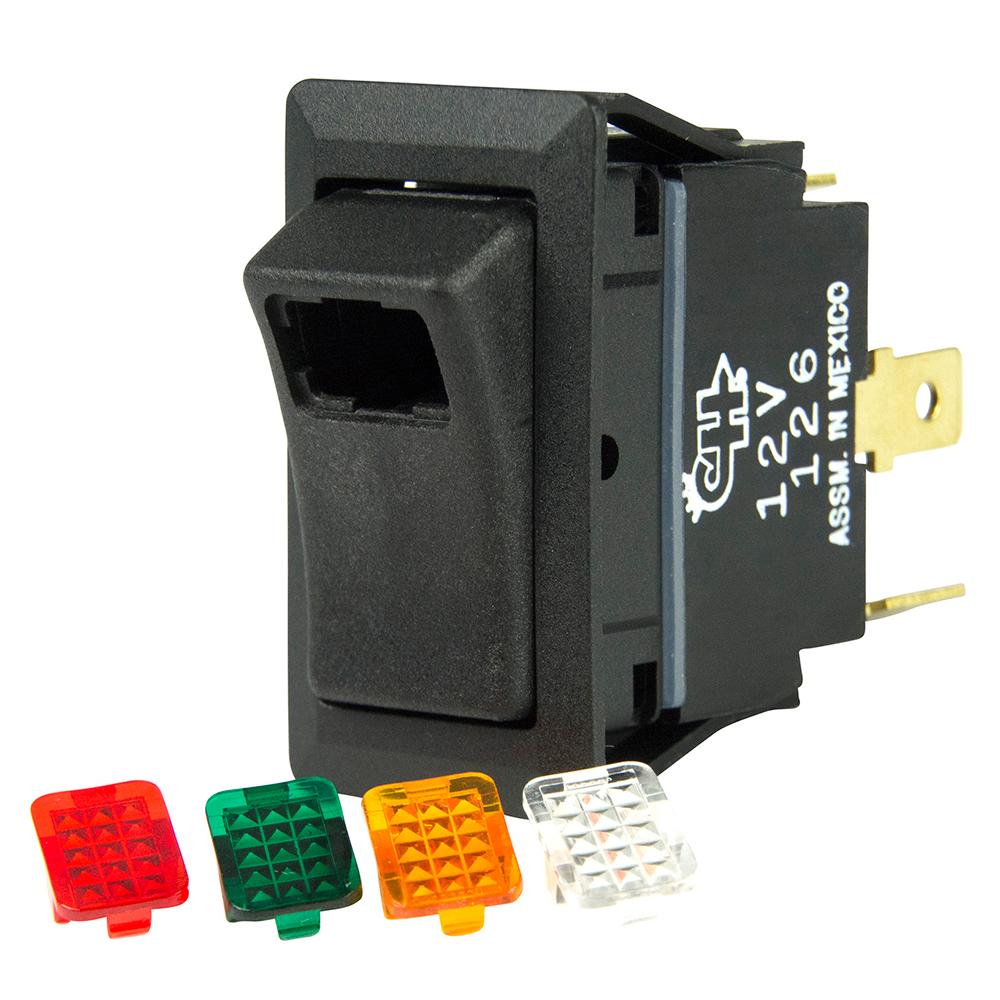 BEP 1001716 SPST ROCKER SWITCH - 1-LED WITH 4-COLORED COVERS - 12V/24V - ON/OFF - High quality product image showing BEP 1001716 SPST ROCKER SWITCH - 1-LED WITH 4-COLORED COVERS - 12V/24V - ON/OFF details and features