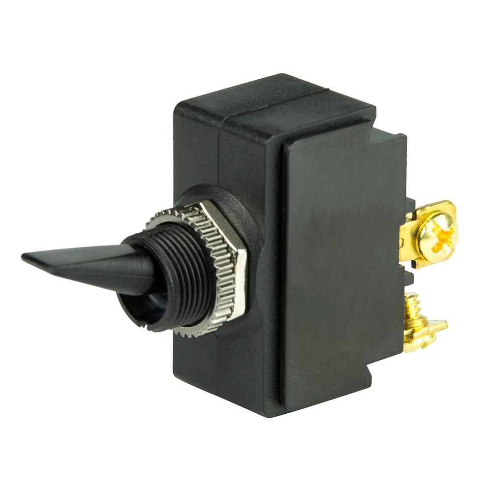 BEP 1001902 SPST NYLON TOGGLE SWITCH - 12V - #6-32 TERMINAL - ON/OFF - High quality product image showing BEP 1001902 SPST NYLON TOGGLE SWITCH - 12V - #6-32 TERMINAL - ON/OFF details and features