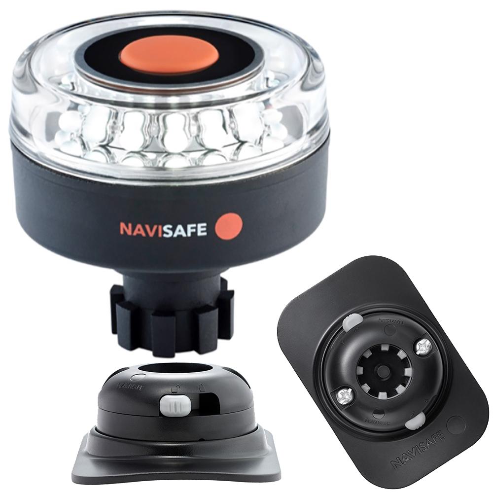 NAVISAFE 042KIT2 NAVILIGHT 360 DEGREE 2NM WITH NAVIBOLT BASE & RIB MOUNT - BLACK - The Twister Group Tools product