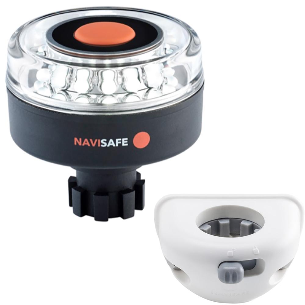 NAVISAFE 042KIT6 NAVILIGHT 360 DEGREE 2NM WITH NAVIBOLT BASE & VERTICAL MOUNT - WHITE - The Twister Group Tools product