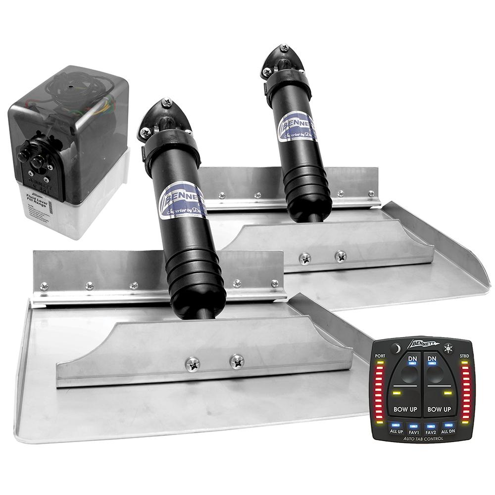 BENNETT MARINE 1212ATP HYDRAULIC TRIM TABS WITH AUTO TRIM PRO - High quality product image showing BENNETT MARINE 1212ATP HYDRAULIC TRIM TABS WITH AUTO TRIM PRO details and features