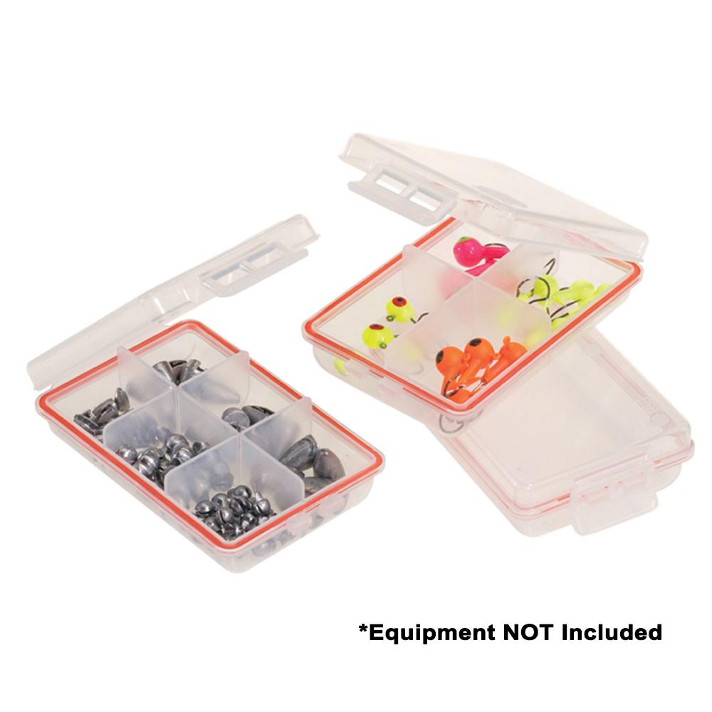 PLANO 106100 WATERPROOF TERMINAL 3-PACK TACKLE BOXES - CLEAR - The Twister Group Tools product